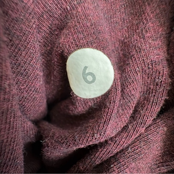 Lululemon | On The Double Pullover | Sz 6 | Heathered Bordeaux Drama | EUC - Picture 10 of 10